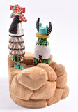 Shalako and Crow Mother Hopi Kachina by S. Miguel - 1K15M