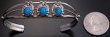 Silver Three Turquoise Bracelet by RB - AJ13G
