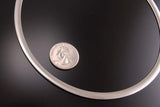 6mm Sterling Silver Omega Chain Necklace  16 inches long  PA42E