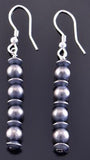 Silver Navajo Pearls Stack Earrings by Mason Lee 2J16N