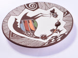 Acoma Pueblo Pottery by Carolyn Concho - Mimbres Bird Design 2L06O