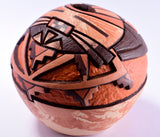 Hopi Pottery by Delmar Polacca Kachina Design 2L06D