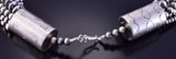 36" 10-Strand Silver Handmade Navajo Pearls Heaven Necklace by Jan Mariano 2A25A