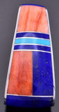 Mutli-stone Inlay Pendant Slide by Benson Manygoats 2K10S