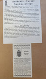 Storm and Lightning Design Navajo Sandpainting by Orlando Myerson 2L03F