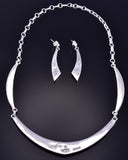 Inlay Necklace with Earrings by Evangline David 2K25F