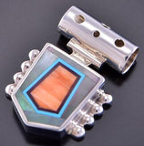 Inlay Pendant by Benson Manygoats 2K10O