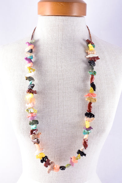 Multistone Stacked Fetish Necklace by Neil Thomas 2L03Z