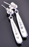 Multistone Inlay Earrings by Bessie Johnson 2K21U