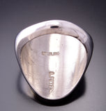Size 9 Men's Ring by Calvin Peterson with Bear Design 2L16P