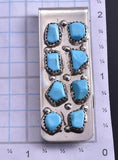 Navajo Turquoise Nugget Money Clip by Curt Cheama 7L15F