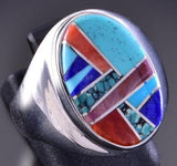 Size 10 Inlay Men's Ring by Pamela Daniels 2K18C