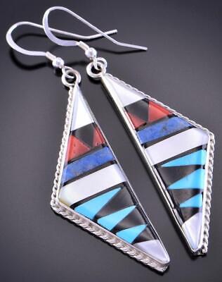 Large Traditional Zuni Earring by Sheryl Edaakie 2K15P