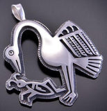 Mimbres Pottery Bird Design Pendant by Gerald Lomaventema 2K15C