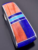 Mutli-stone Inlay Pendant Slide by Benson Manygoats 2K10S