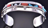 Zuni inlay Bracelet by Sheryl Edaakie 2K13G