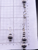 Navajo Handmade Fluted Beads by Preston Haley - Navajo Pearls 2L16X