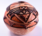 Hopi Pottery by Delmar Polacca Kachina Design 2L06D