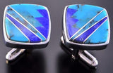 Turquoise & Lapis Cufflinks by Tully Gustine 2K15X