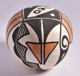 Traditional Acoma Seed Pot by D. Victorino 1K17G