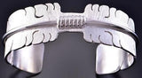 Silver Sacred Eagle Feather Bracelet by David Kuticka 2K13C