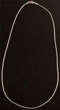 22 inch - 1.2mm Round Chain - Italian Silver Chain ZL11C