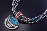 3 Strand Navajo Pearl Necklace 18 inches long 2J20S