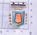 Inlay Pendant by Benson Manygoats 2K10O