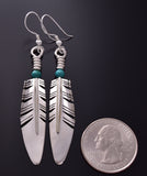 Ray Tracey Medium Feather Earrings with Lapis - 1J09A
