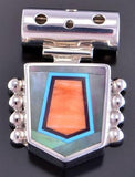 Inlay Pendant by Benson Manygoats 2K10O