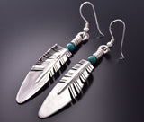 Ray Tracey Medium Feather Earrings with Lapis - 1J09A