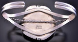 Silver & Kingman Turquoise Navajo Bracelet by Dave Skeets 2J12C