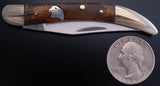 Wooden Brass Eagle Head Pocket Knife - VN81P
