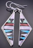 Large Traditional Zuni Earring by Sheryl Edaakie 2K15N