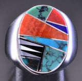 Size 10 Inlay Men's Ring by Bessie Johnson 2K18F