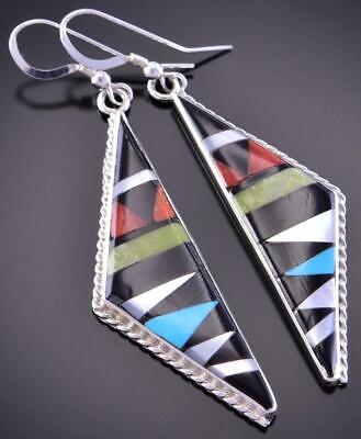 Large Traditional Zuni Earring by Sheryl Edaakie 2K15O
