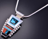 Inlay Pendant by Benson Manygoats 2K10M