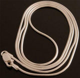 22 inch - 1.2mm Round Chain - Italian Silver Chain ZL11C