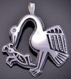 Mimbres Pottery Bird Design Pendant by Gerald Lomaventema 2K15C