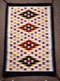 Navajo Handwoven Rug - Eye Dazzler design - ZH17D