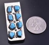 Navajo Turquoise Nugget Money Clip by Curt Cheama 7L15F