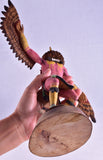 Red Tail Hawk Kachina Doll by Duwayne Chee ZH17U