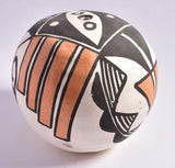 Traditional Acoma Seed Pot by D. Victorino 1K17G