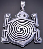 Mimbres Pottery Amphibian pendant by Gerald Lomaventema 2K10B