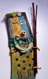 Navajo Pottery - Yei Bi Chei Mask - by David John 2L07B