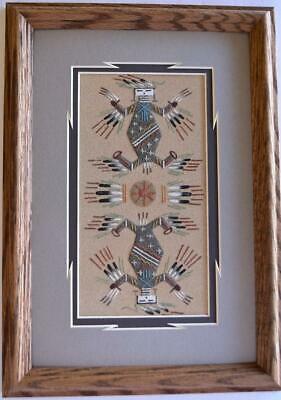 Navajo Sand Painting by Daniel Smith Jr - 9.5 x 13.5 - 1J11N