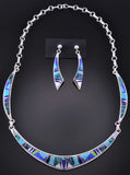 Inlay Necklace with Earrings by Evangline David 2K25F