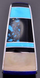 Mutli-stone Inlay Pendant Slide by Benson Manygoats 2K10S