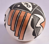 Traditional Acoma Seed Pot by D. Victorino 1K17G