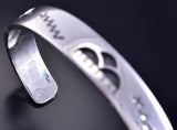 Rain Cloud and Lightning Hopi Bracelet by Gerald Lomaventema 2K13N